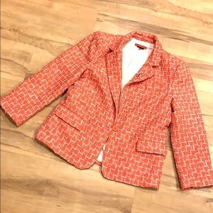 Alice + Olivia coral blazer